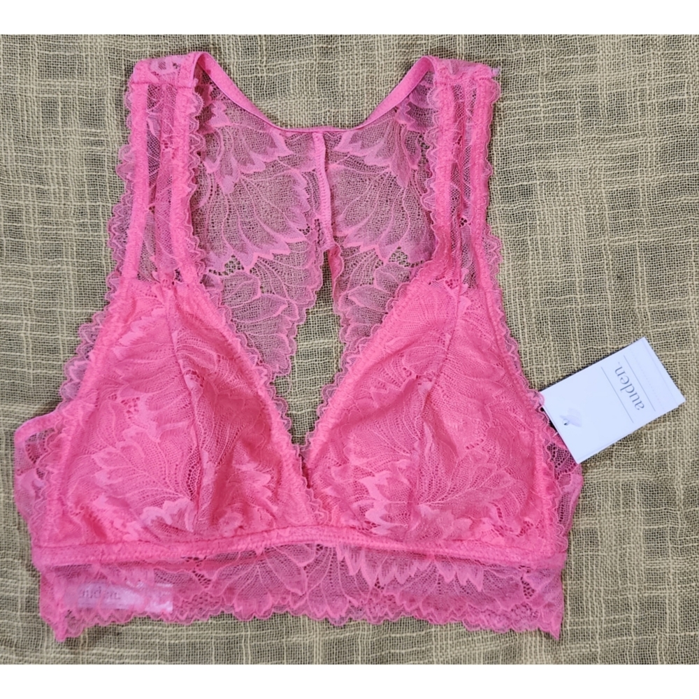 Lightly Lined Plunge Bralette, Size XS, Size 32B, Size 34A, Auden, Bra, Pretty